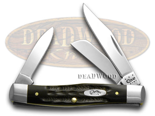 Case xx Jigged Genuine Buffalo Horn Medium Stockman Pocket Knife Knives