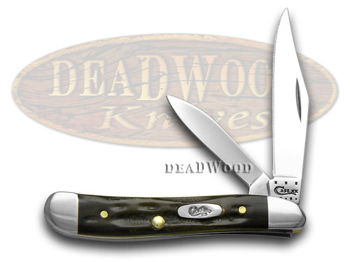 Case xx Jigged Genuine Buffalo Horn Peanut Pocket Knife Knives