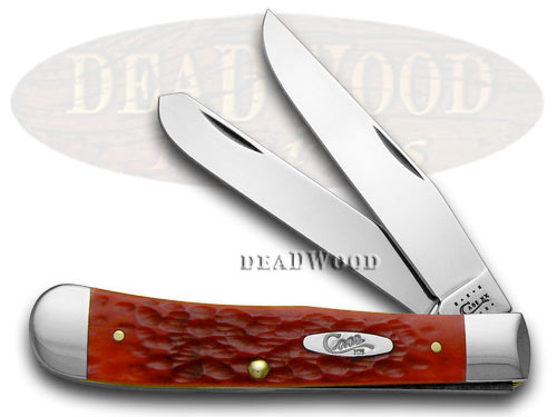 Case XX Red Jigged Bone CV Trapper Pocket Knife