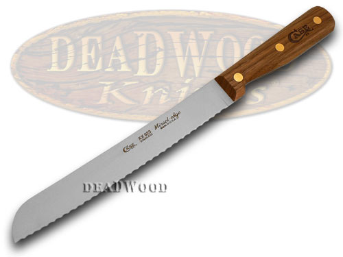 Case xx Household Cutlery Kitchen Walnut Wood Bread Slicer Knife Knives