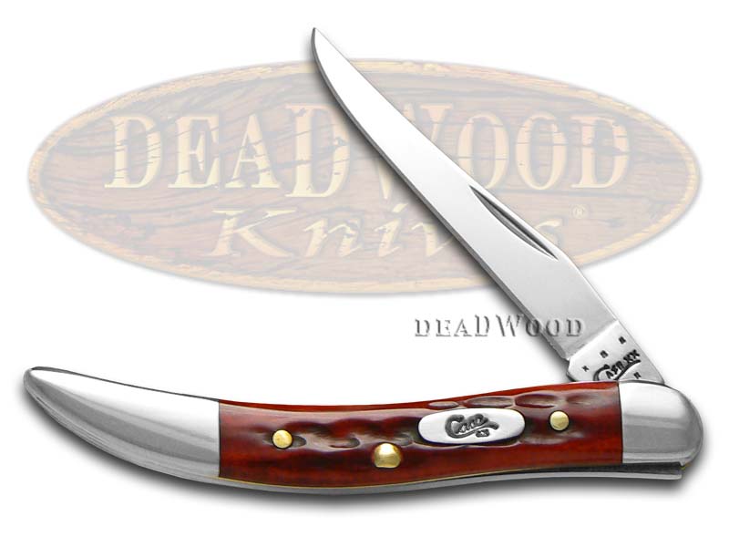 Case XX Jigged Old Red Bone Pocket Worn Toothpick Stainless Pocket Knife