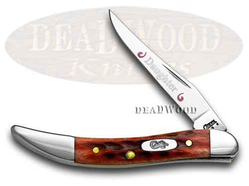 Case xx Daughter Red Bone Toothpick 1/500 Pocket Knife Knives