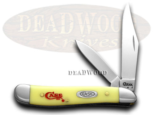 Case xx Yellow Peanut Logo 1/500 Pocket Knife Knives