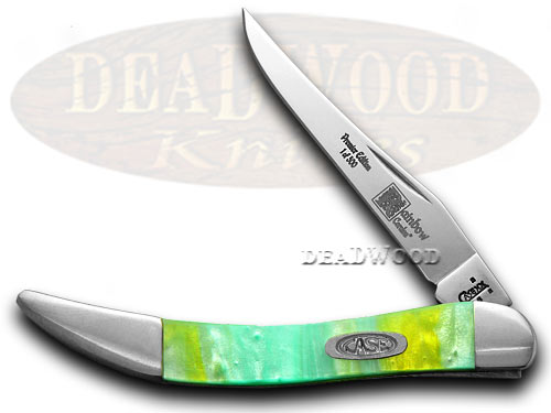 Case xx Genuine Rainbow Corelon 1/500 Toothpick Pocket Knife Knives