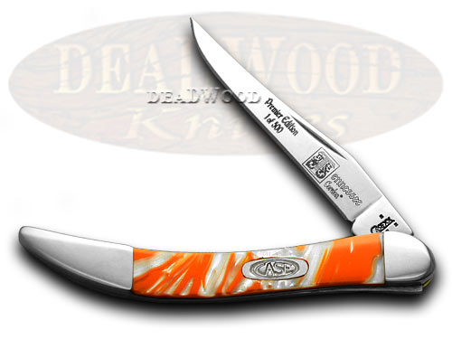 Case XX Tennessee Orange Corelon 1/500 Toothpick Pocket Knife