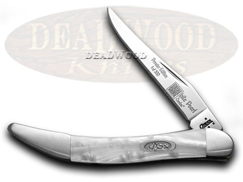 Case xx White Pearl Genuine Corelon 1/500 Toothpick Pocket Knife Knives