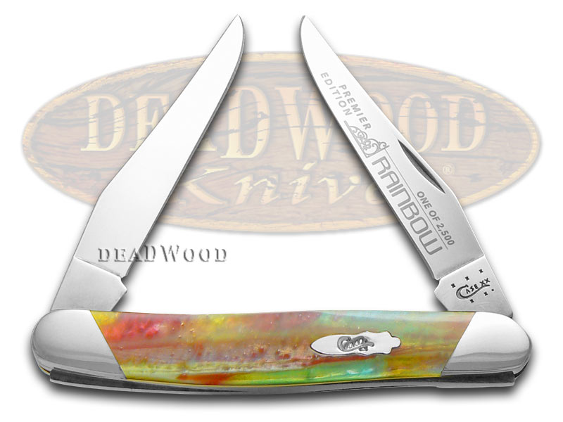 Case xx Slant Series Rainbow Corelon Muskrat 1/2500 Stainless Pocket Knife Knives