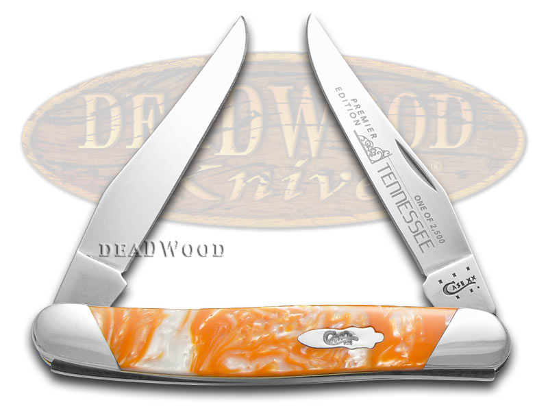 Case XX Slant Series Tennessee Orange Muskrat 1/2500 Stainless Pocket Knife