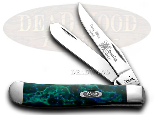 Case XX Aquarius Genuine Corelon 1/500 Mini Trapper Pocket Knife
