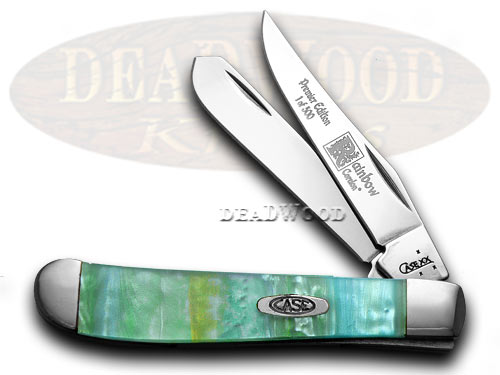 Case XX Rainbow Genuine Corelon 1/500 Mini Trapper Pocket Knife