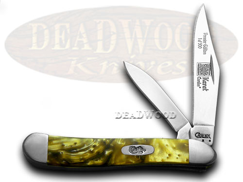 Case XX 24K Gold Genuine Corelon 1/500 Peanut Pocket Knife