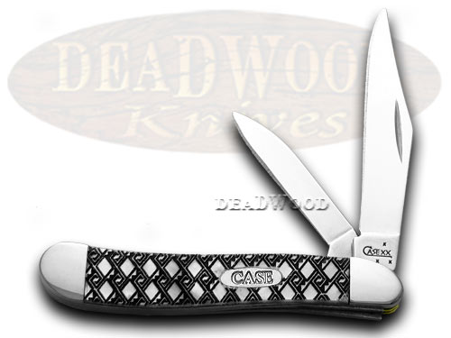 Case XX White Pearl Celtic Maze Peanut 1/600 Pocket Knife