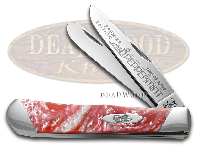 Case XX Slant Series Peppermint Corelon Trapper 1/2500 Stainless Pocket Knife