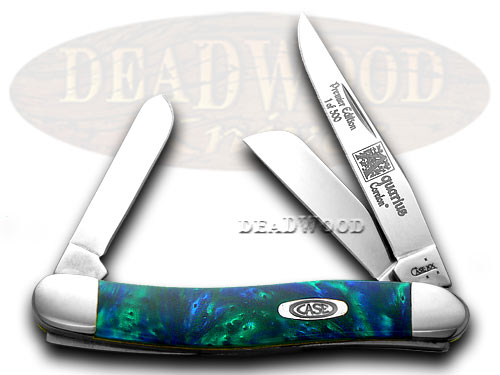 Case xx Aquarius Genuine Corelon 1/500 Stockman Pocket Knife Knives