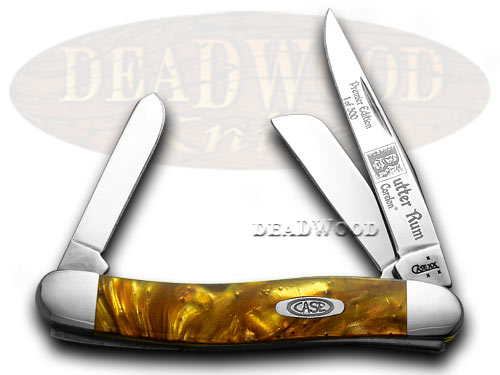 Case XX Butter Rum Genuine Corelon 1/500 Stockman Pocket Knife