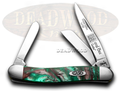 Case xx Coral Sea Genuine Corelon 1/500 Stockman Pocket Knife Knives