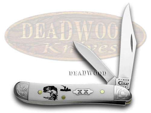 Case XX White Delrin Bass Fever Peanut 1/500 Pocket Knife