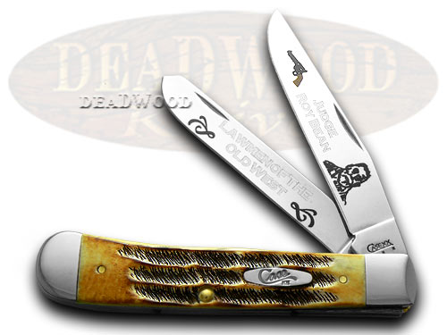 Case XX Judge Roy Bean 1/600 Lawmen Trapper Pocket Knife