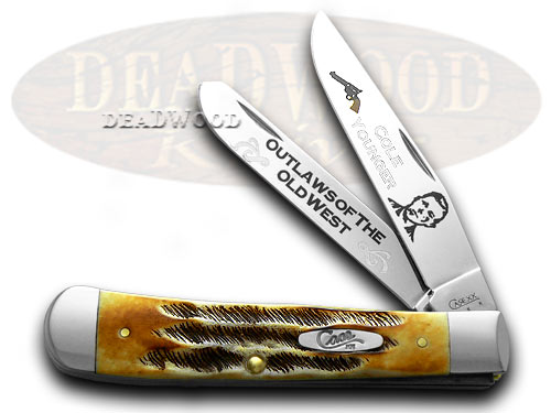 Case xx Cole Younger 1/600 Outlaw Trapper Pocket Knife Knives