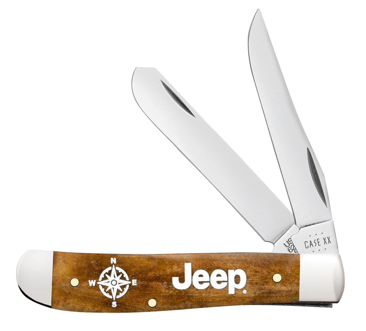 Case xx knives jeep mini trapper 27012 antique bone stainless steel