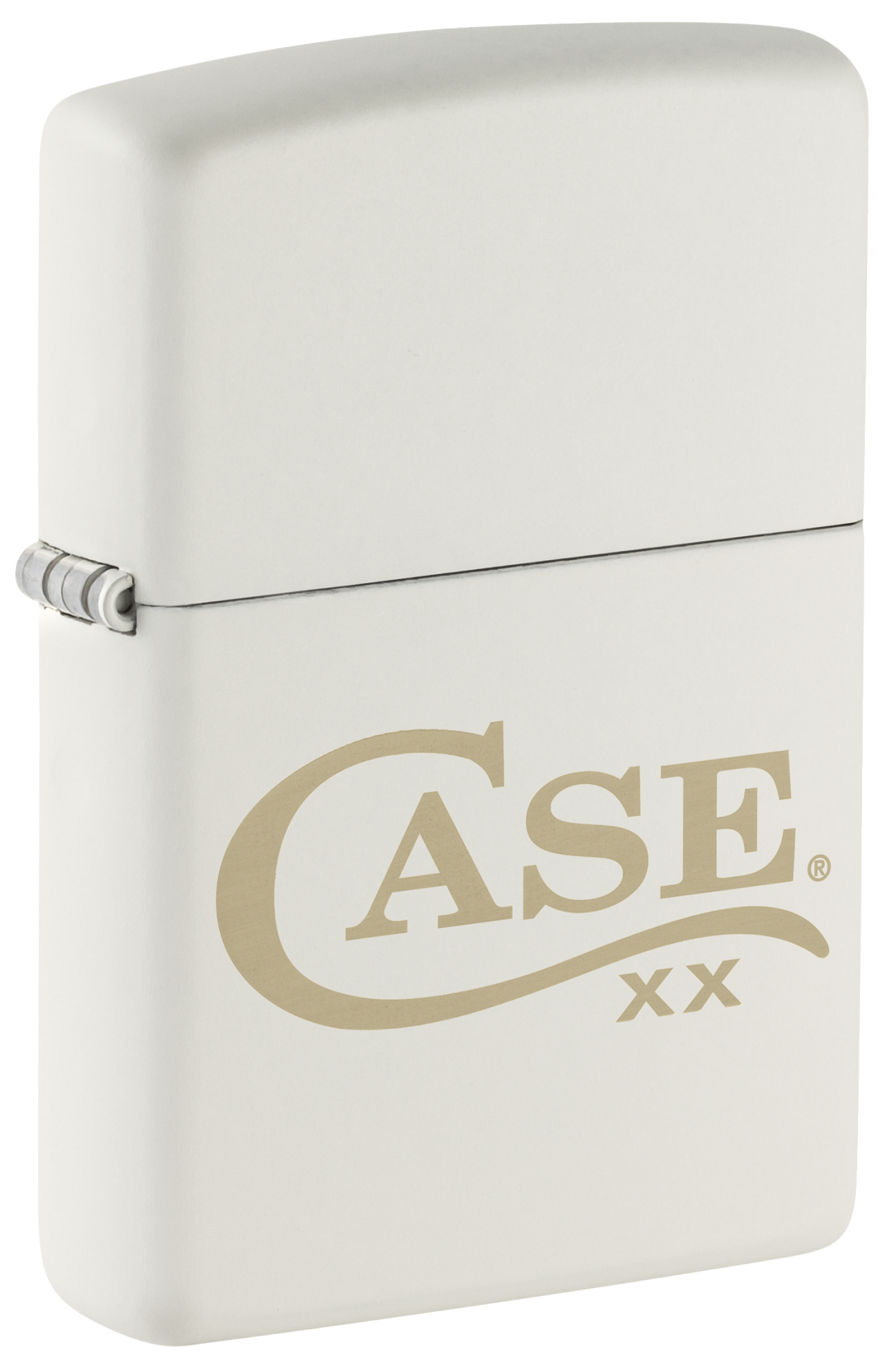 CASE XX Matte White & Bronze Zippo Windproof Lighter