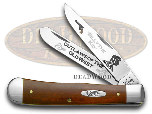 Case XX Collector's Bill the Kid Chestnut Bone 1/500 Trapper Pocket Knife