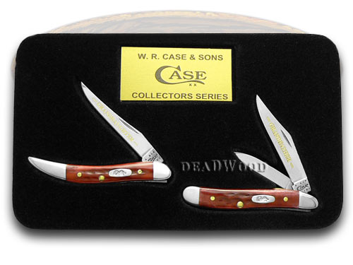 Case XX Granddaughter Grandfather Pocketworn Red Bone 1/2500 Toothpick Peanut Knives