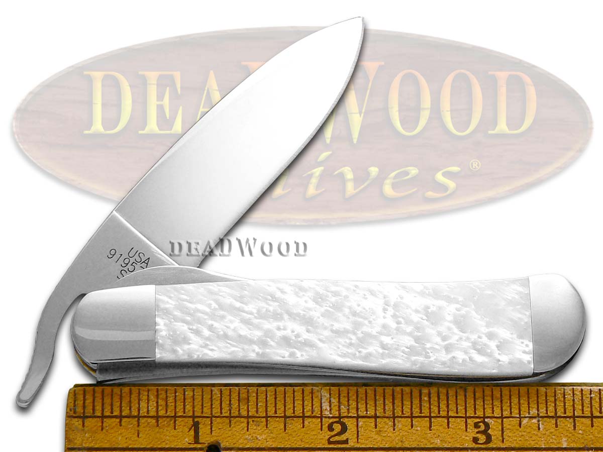 Case XX Worlds Greatest Grandson White Pearl Russlock Stainless Pocket