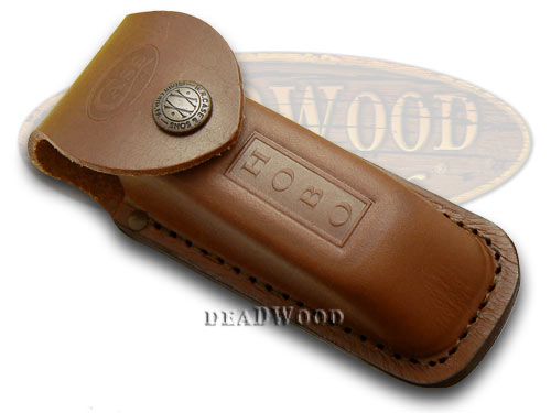 Case XX Brown Leather Hobo Pocket Knife Belt Sheath
