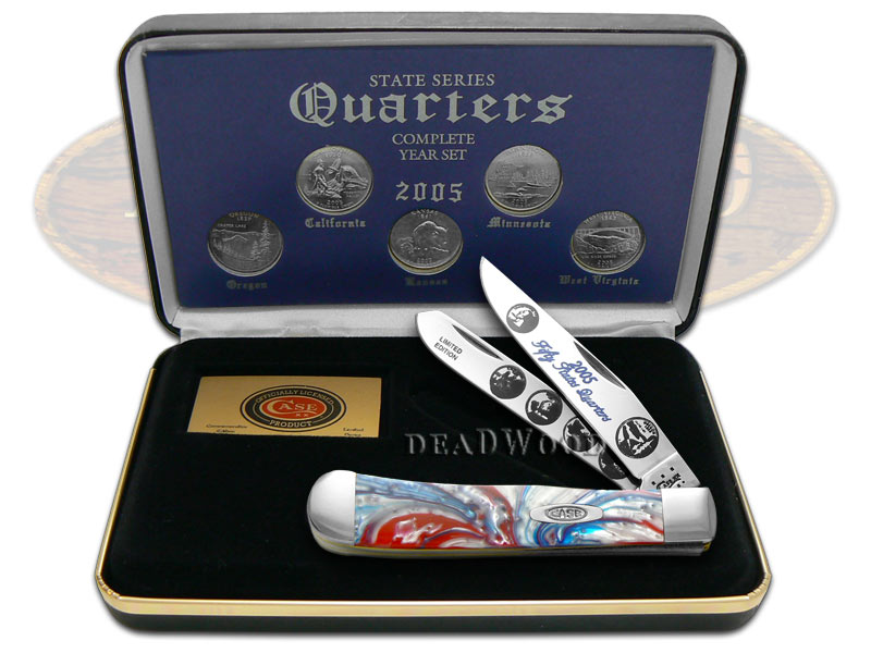 CASE XX 2005 State Quarters Series Trapper 1/3000 Stainless Pocket