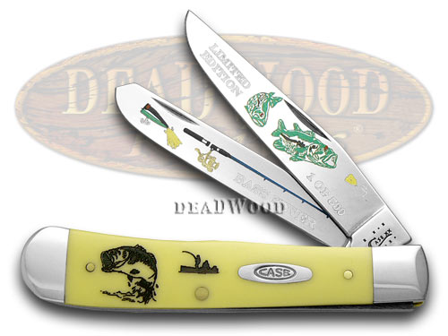 Case XX Collector's Edition 1/500 Bass Fever Etched Trapper Pocket Knife