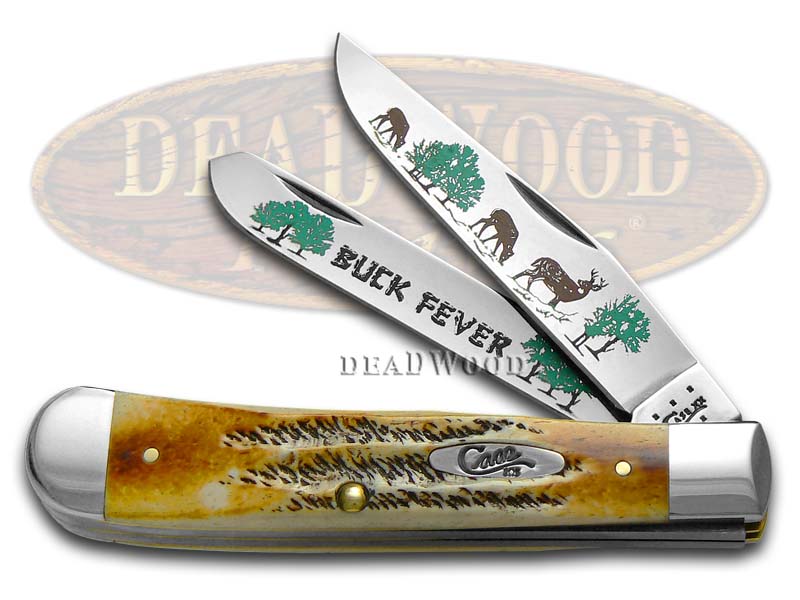 Case XX Buck Fever 6.5 BoneStag Trapper 1/600 Stainless Pocket Knife