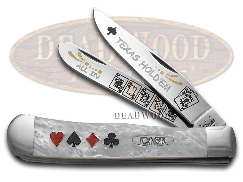 Case XX Collector's Edition Texas Hold'Em - White Pearl Pocket Knife