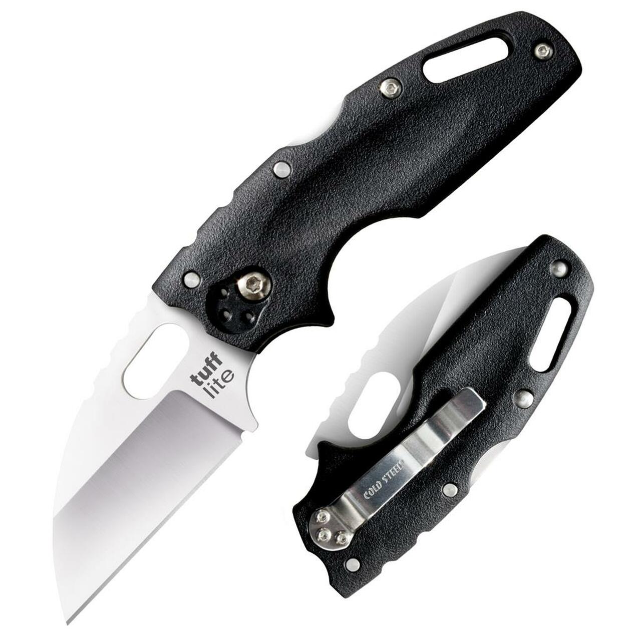 COLD STEEL Tuff Lite Lockback 20LT Knife AUS8A Stainless Steel & Black Griv-Ex Pocket Knives