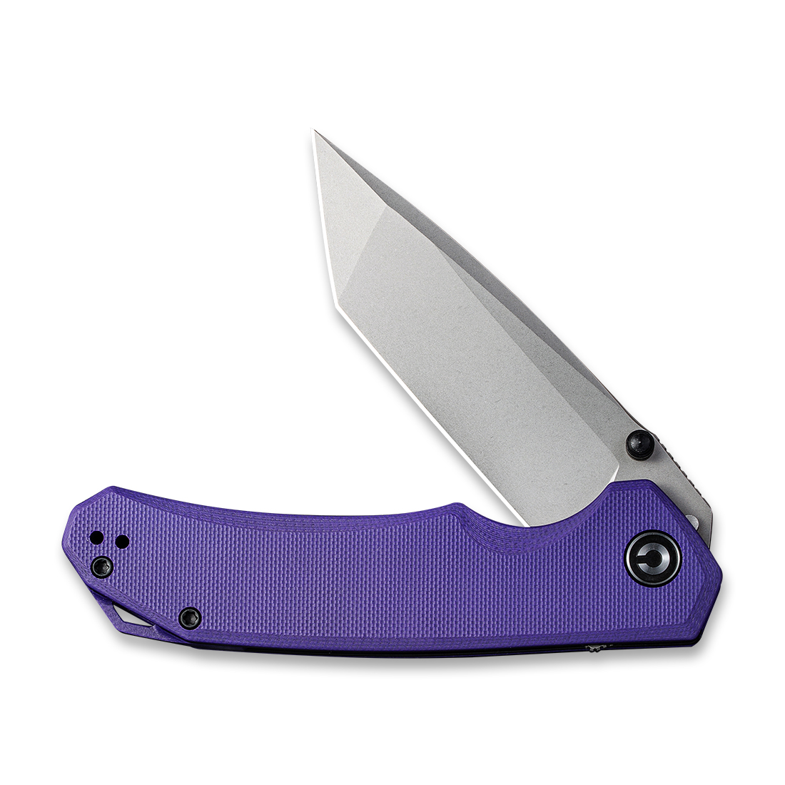 CIVIVI Brazen Liner Lock C2023A Knife D2 Stainless Tanto & Purple G10 Pocket Knives