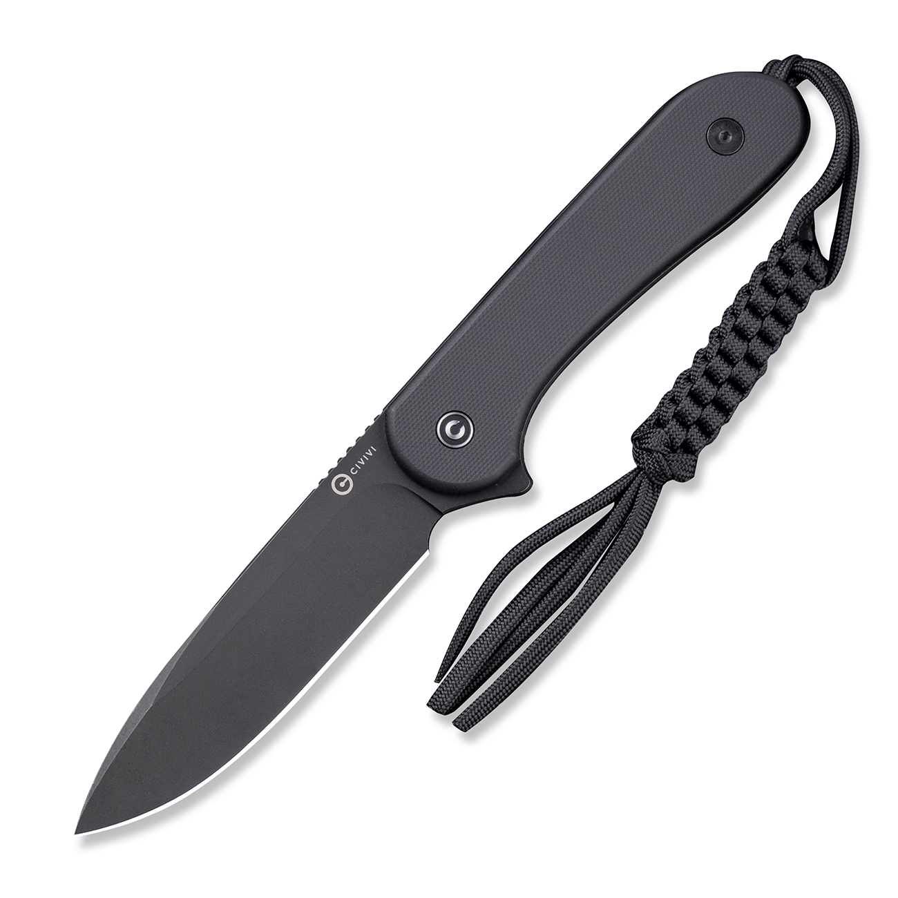 CIVIVI Elementum Fixed Blade C2105A Knife D2 Stainless Steel & Black G10 Hunting Knives