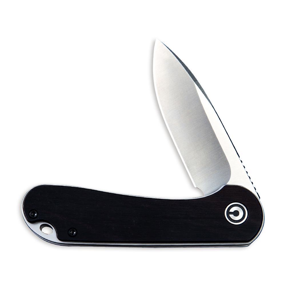 CIVIVI Elementum Liner Lock C907D Knife D2 Stainless Steel & Black Ebony Wood Pocket Knives