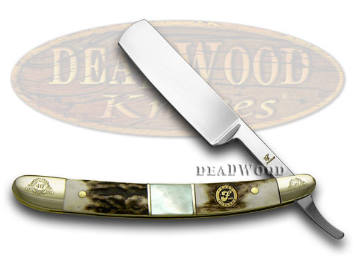 Frost Family 40th Anniversary Deer Stag and Mother Of Pearl 1/600 Razor Pocket Knife
