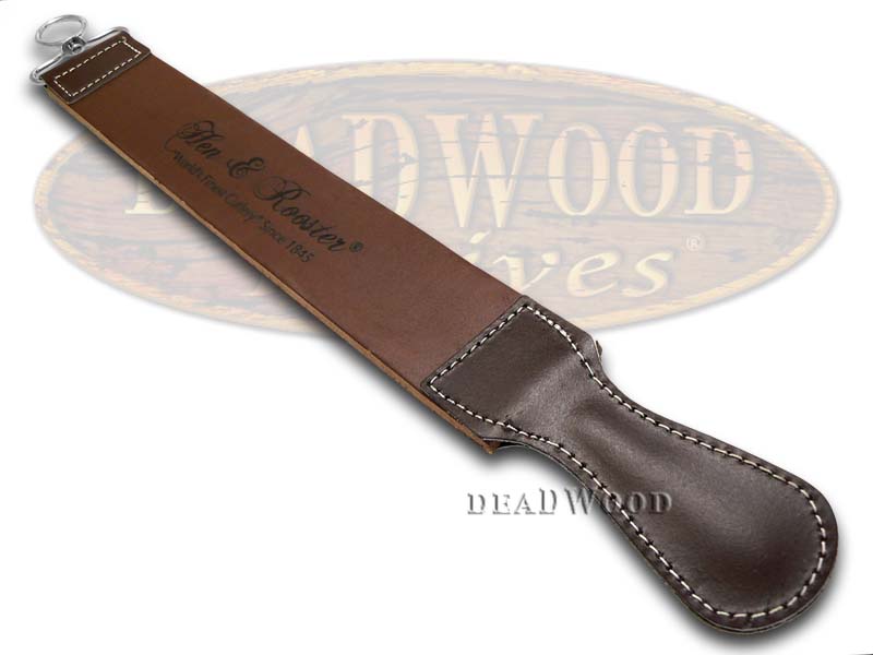 Hen & Rooster Dark Brown Leather Razor Strap for Straight Razors eBay