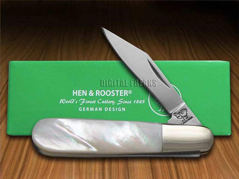 HEN & ROOSTER AND Genuine Mother of Pearl Barlow Pocket Knives Knife eBay