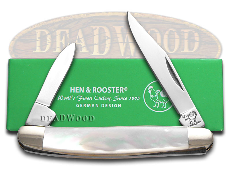 HEN AND ROOSTER Pen Knife Mother Of Pearl Handle Stainless Pocket Knives 302MOP eBay