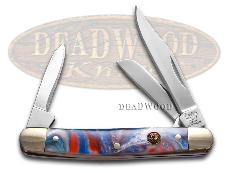 Hen & Rooster Star Spangled Banner Small Stockman Stainless Pocket Knife Knives