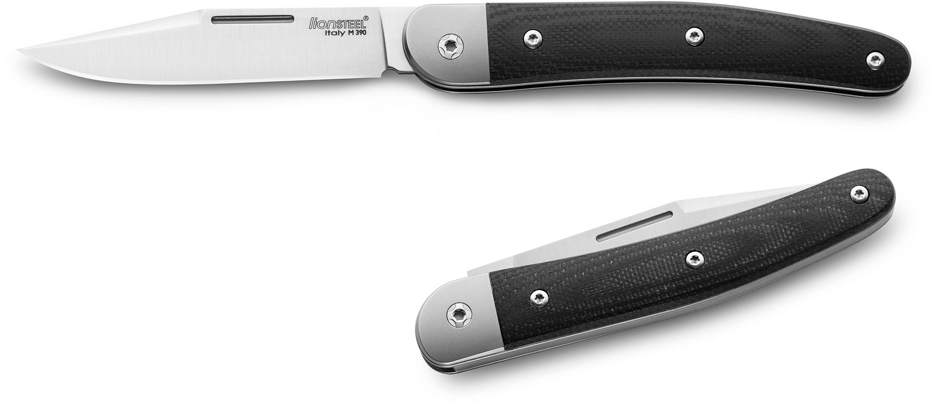 LIONSTEEL Jack JK1 GBK Knife M390 Stainless Steel/Titanium/Black G10 Pocket Knives