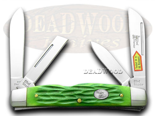 Steel Warrior Congress - Key Lime Jigged Bone Handles Pocket Knife