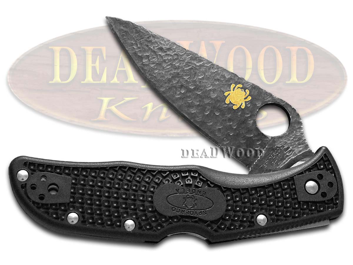 David Yellowhorse Spyderco Endela Lockback Native Steel VG-10 Pocket Knife