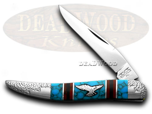 Schatt & Morgan David Yellowhorse Eagle Toothpick 1/100 Pocket Knife Knives